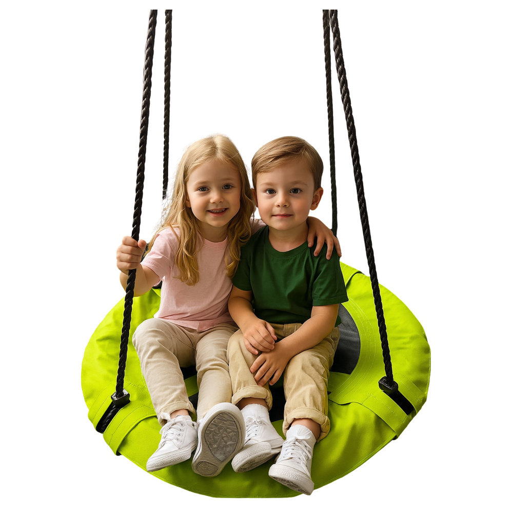 Vaikiškos sūpynės leansport gandralizdis, 60 cm, žalia