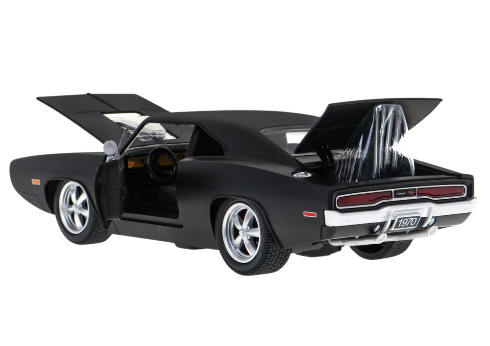 Nuotoliniu būdu valdomas automobilis Dodge Charger R/T 1:16 mastelio, juodas