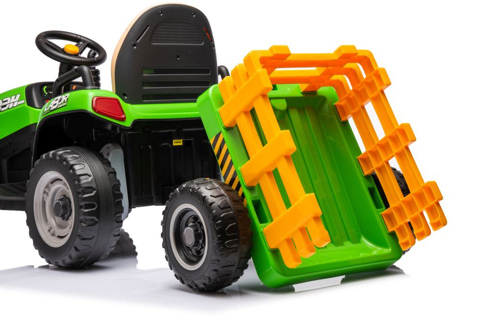 Akumuliatorinis traktorius bbh-030, žalias