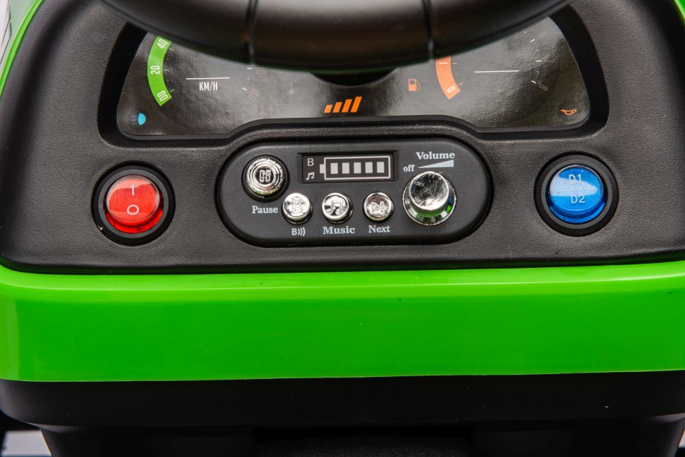 Akumuliatorinis traktorius bbh-030, žalias