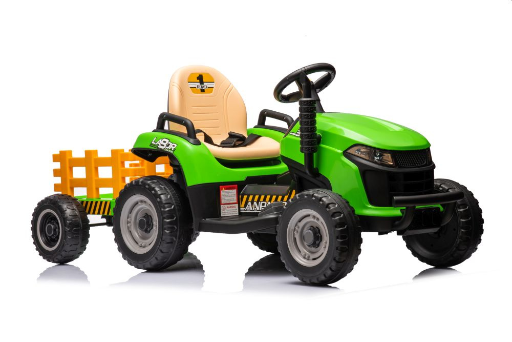 Akumuliatorinis traktorius bbh-030, žalias
