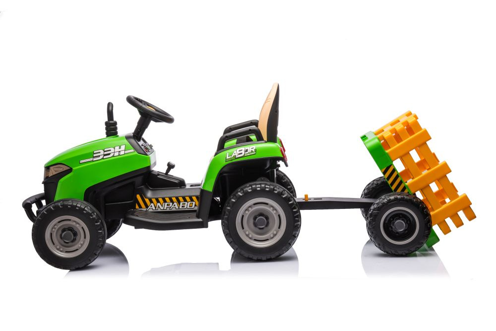 Akumuliatorinis traktorius bbh-030, žalias