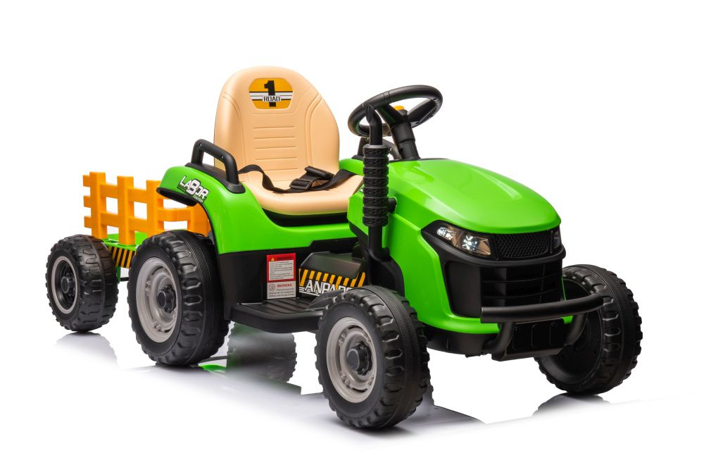 Akumuliatorinis traktorius bbh-030, žalias