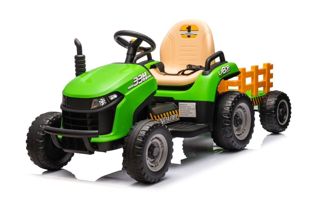 Akumuliatorinis traktorius bbh-030, žalias