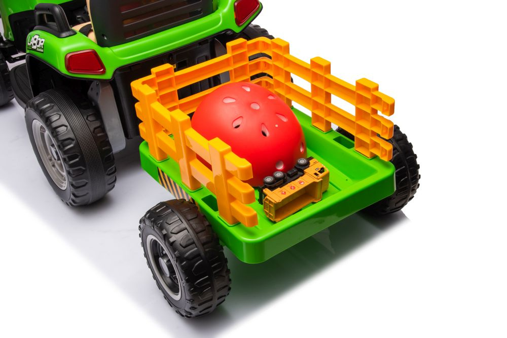Akumuliatorinis traktorius bbh-030, žalias