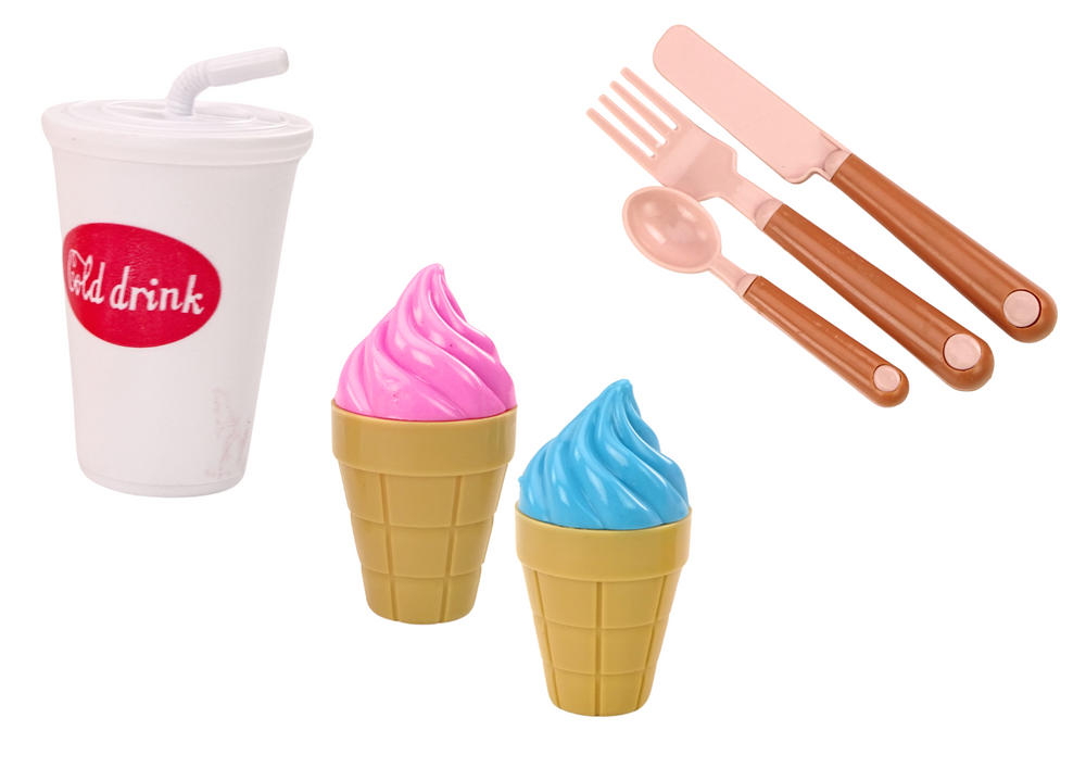 Žaislinis maisto rinkinys lean toys , įvairių spalvų