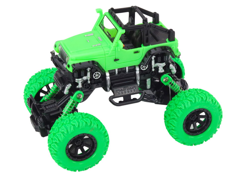Mašinėlė off-road climbing car 4x4 drive shock absorbers