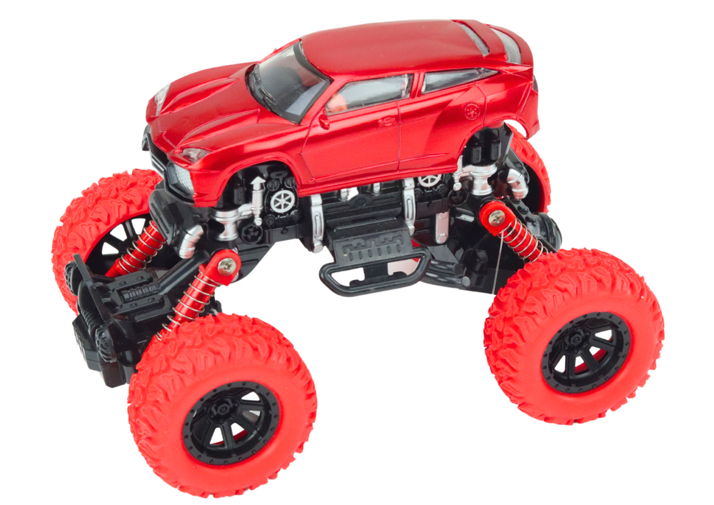 Mašinėlė off-road climbing car 4x4 drive shock absorbers