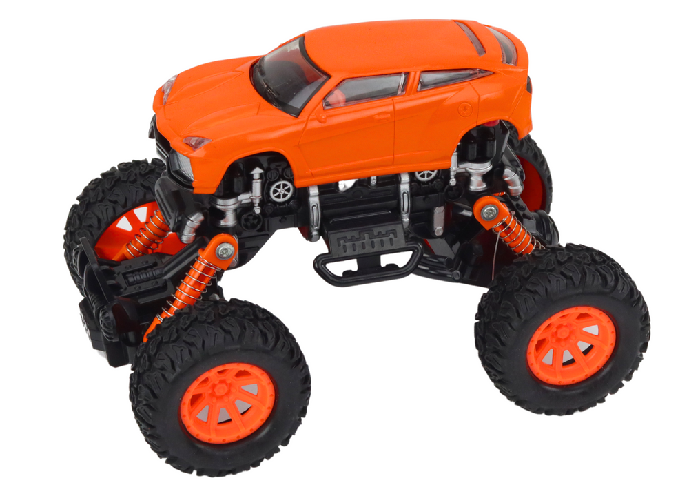 Mašinėlė off-road climbing car 4x4 drive shock absorbers