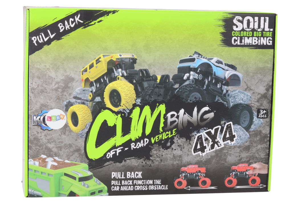 Mašinėlė off-road climbing car 4x4 drive shock absorbers