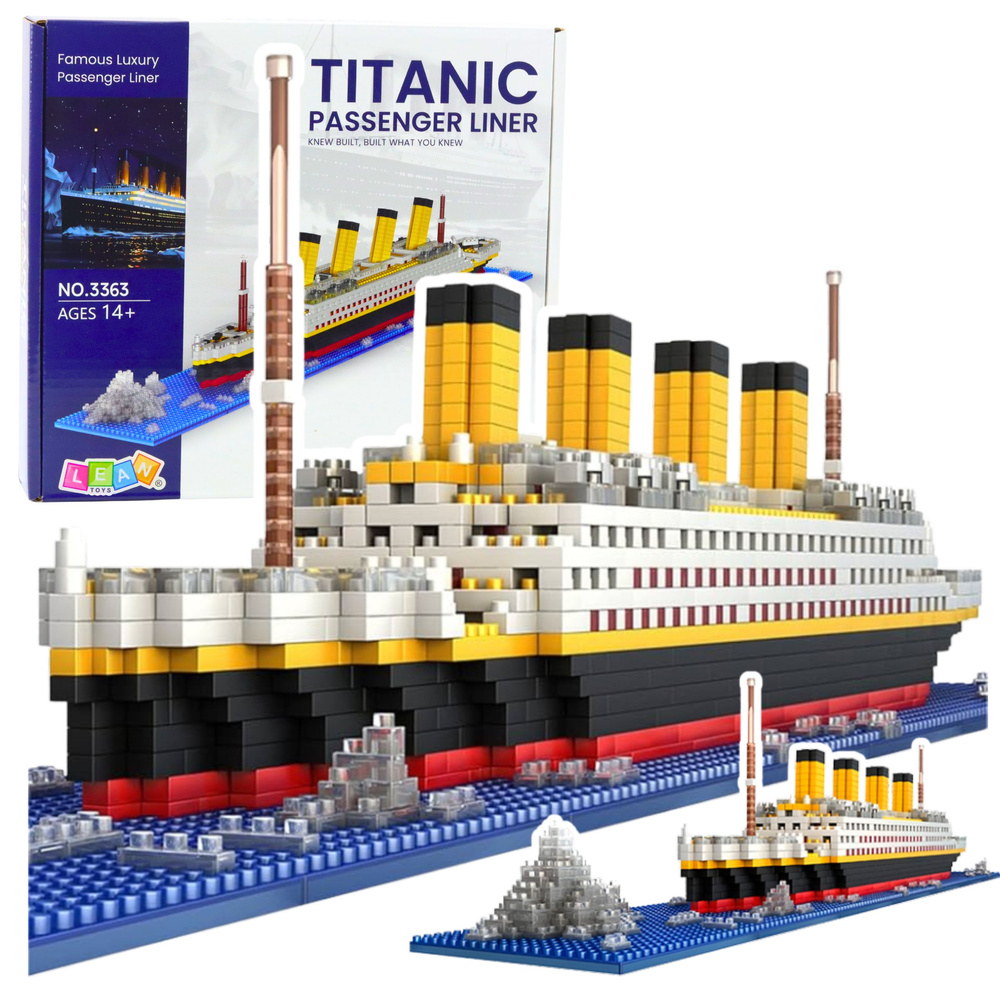 Konstruktora komplekts Kuģis Titanic, 1878 detaļas