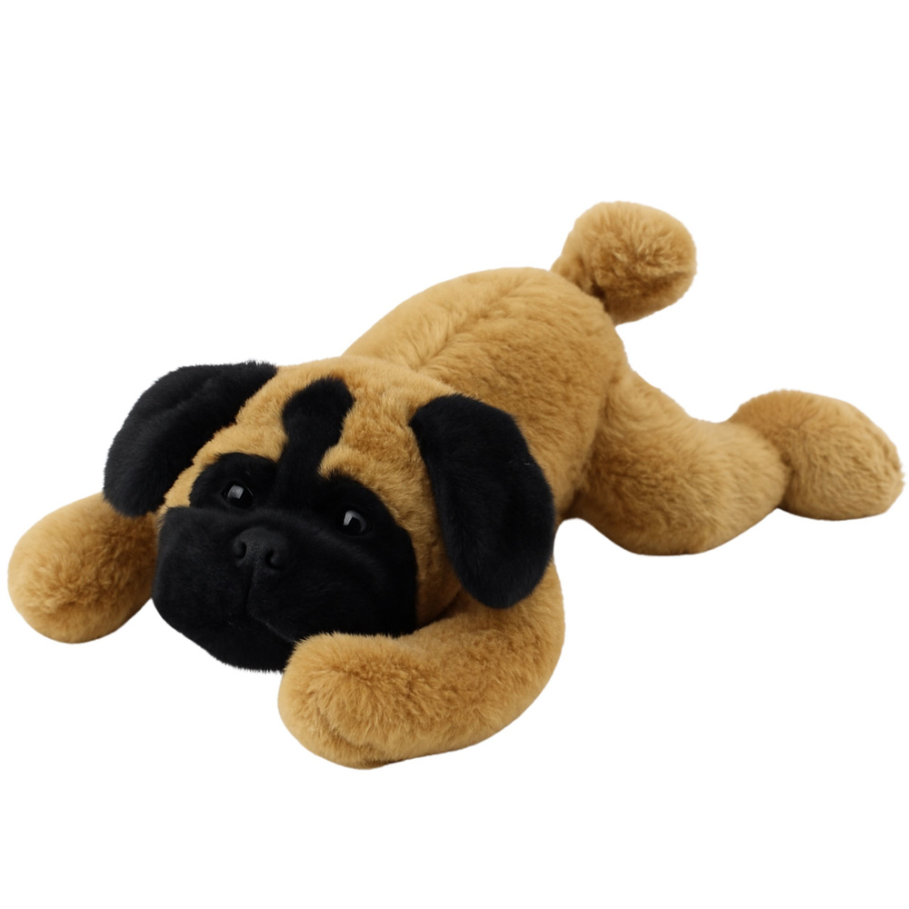 Pliušinis šuniukas mopsas 40 cm