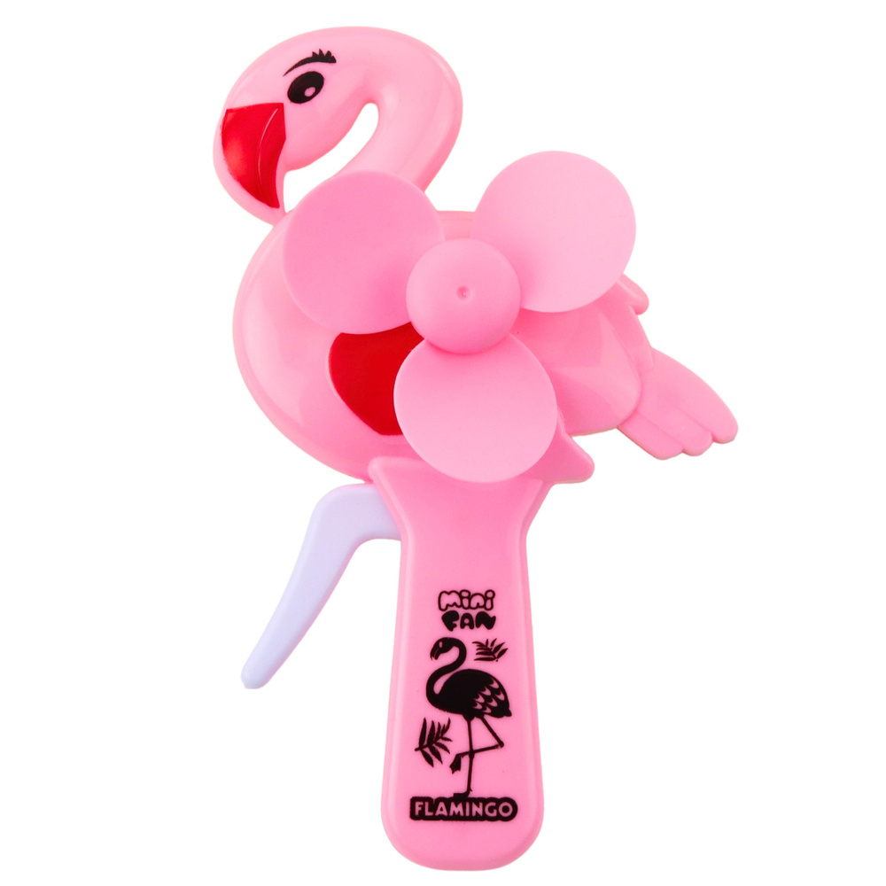 Rankinis ventiliatorius Flamingo, šviesiai ir tamsiai rožinis, 16 cm 2