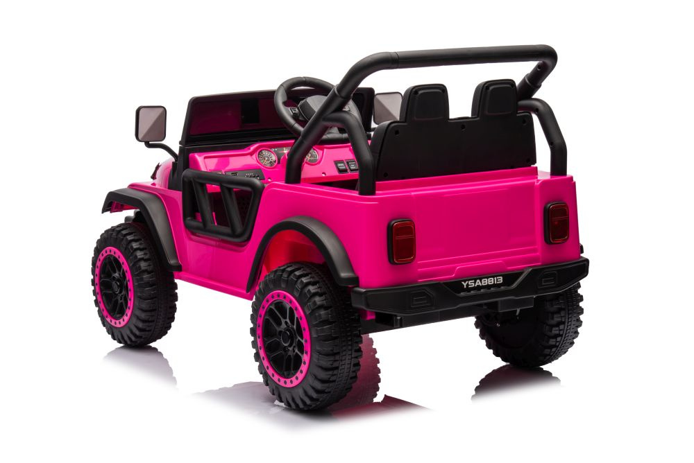 Akumuliatorinis automobilis ysa8813 rožinis 24v
