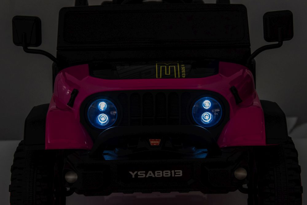 Akumuliatorinis automobilis ysa8813 rožinis 24v