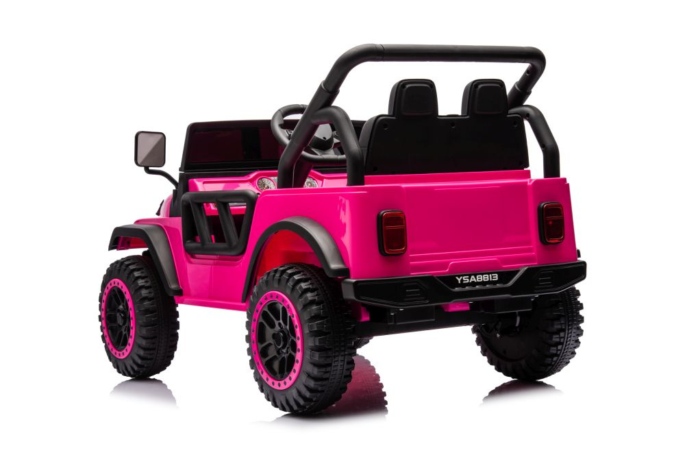 Akumuliatorinis automobilis ysa8813 rožinis 24v