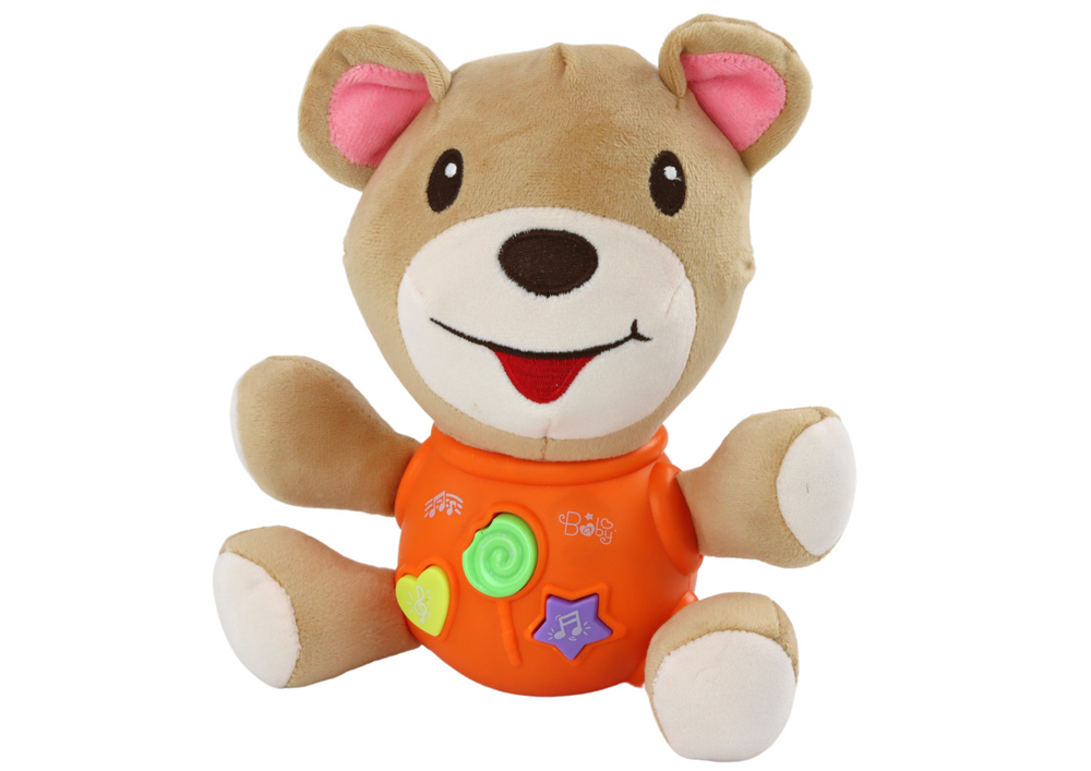 Interaktyvus pliušinis meškiukas Lean Toys