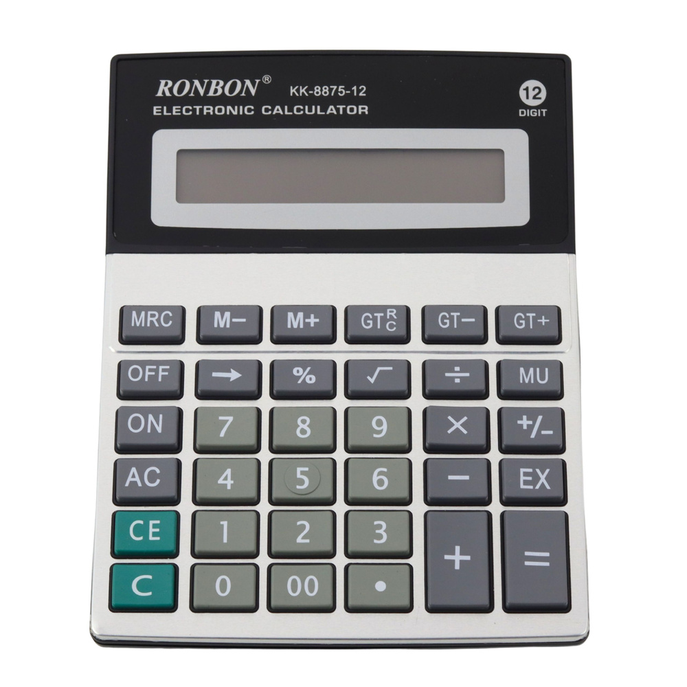 Skaičiuotuvas ronbon kk-8875-12 su 12 skaitmenų ekranu