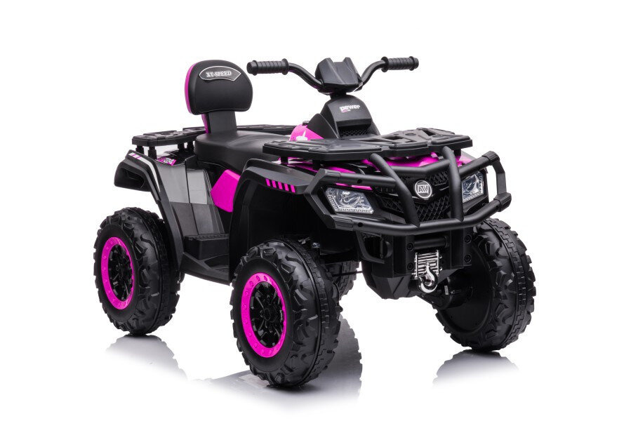 Akumuliatorinis keturratis s615 rožinis 24v