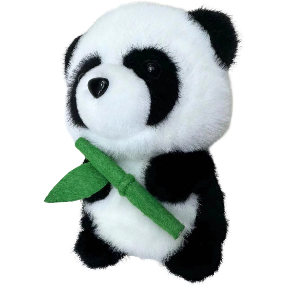 Pliušinis panda su bambuku, 18 cm