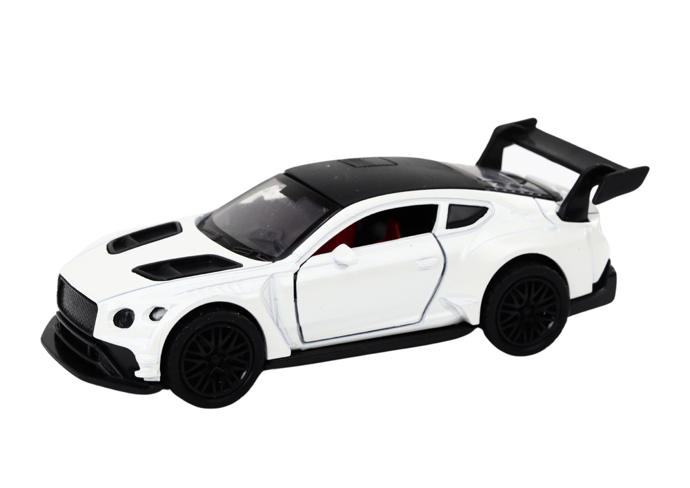 Sportinis automobilis 1:32 masto su trinties pavara, perlinė balta