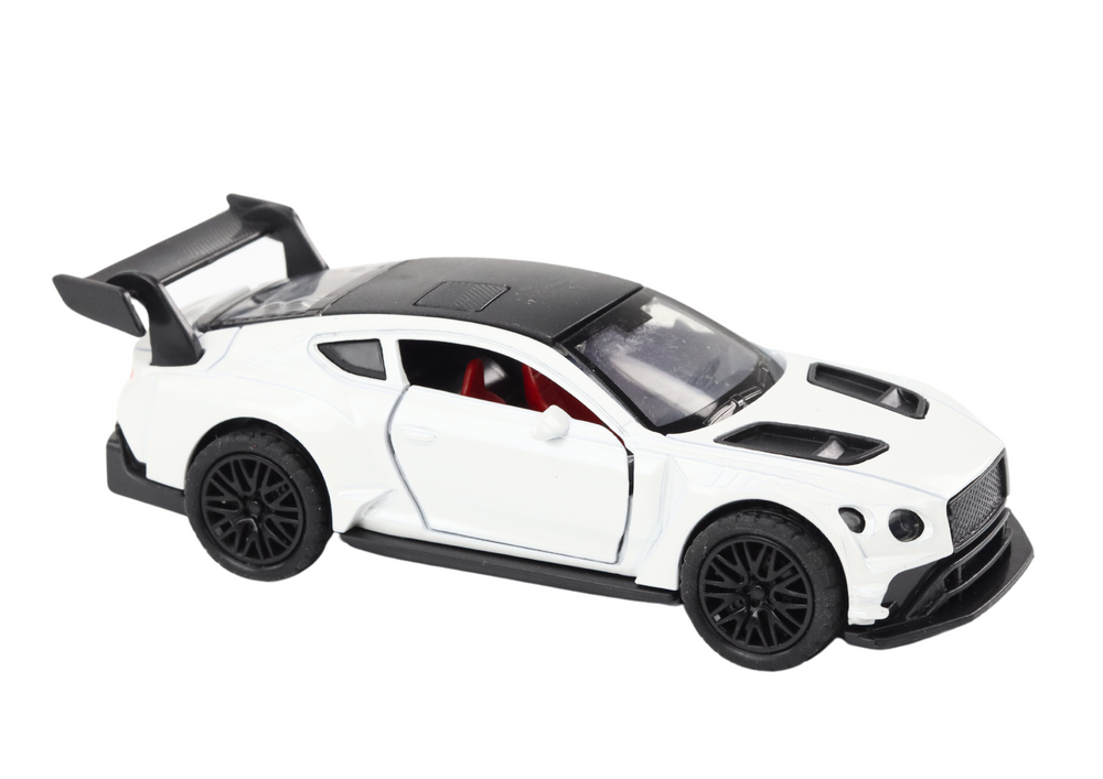 Sportinis automobilis 1:32 masto su trinties pavara, perlinė balta