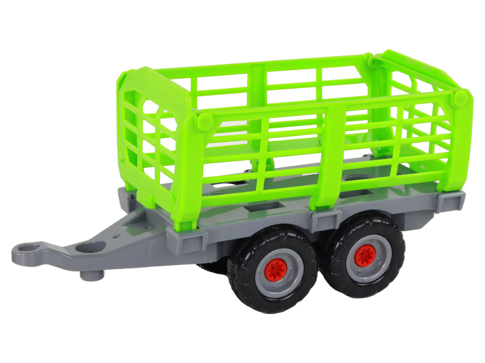 Surenkamas traktorius su priedais lean toys