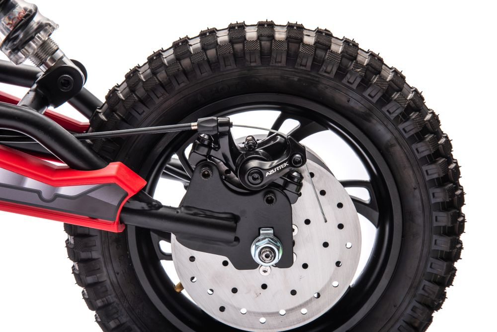 Akumuliatorinis kroso motociklas a9901 raudonas