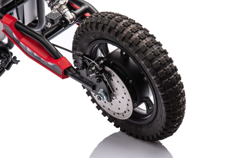 Akumuliatorinis kroso motociklas a9901 raudonas