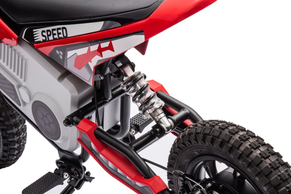 Akumuliatorinis kroso motociklas a9901 raudonas