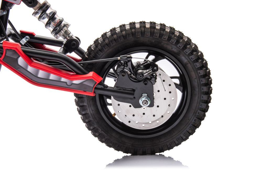 Akumuliatorinis kroso motociklas a9901 raudonas
