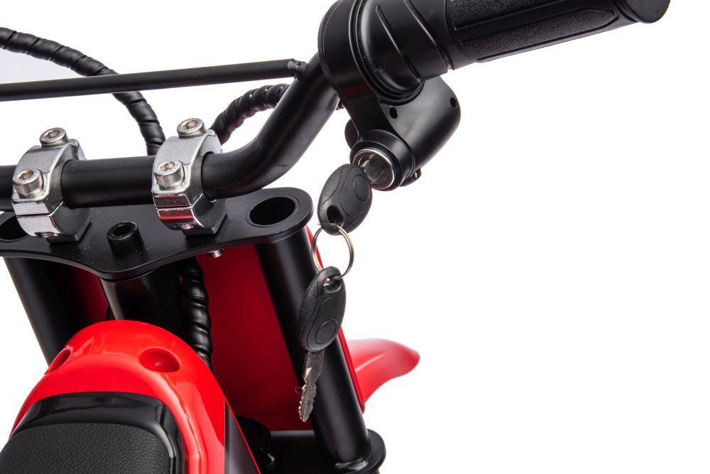 Akumuliatorinis kroso motociklas a9901 raudonas