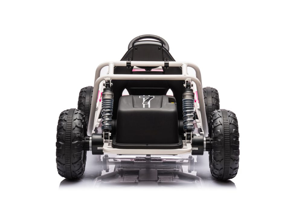 Akumuliatorinis buggy a8812 rožinis 24v