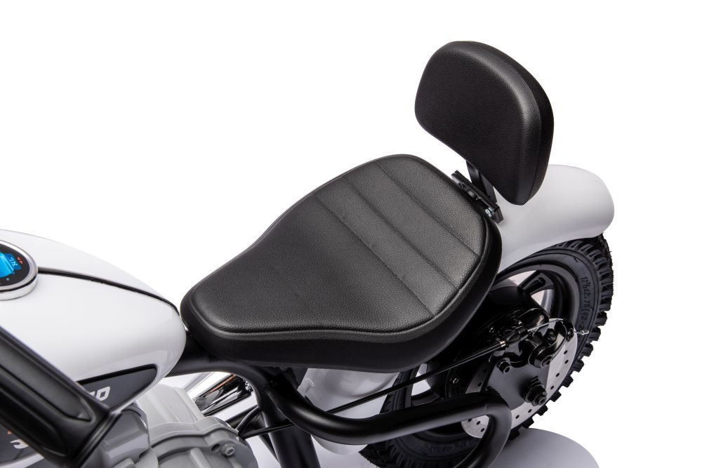 Akumuliatorinis motociklas a9902 36v baltas