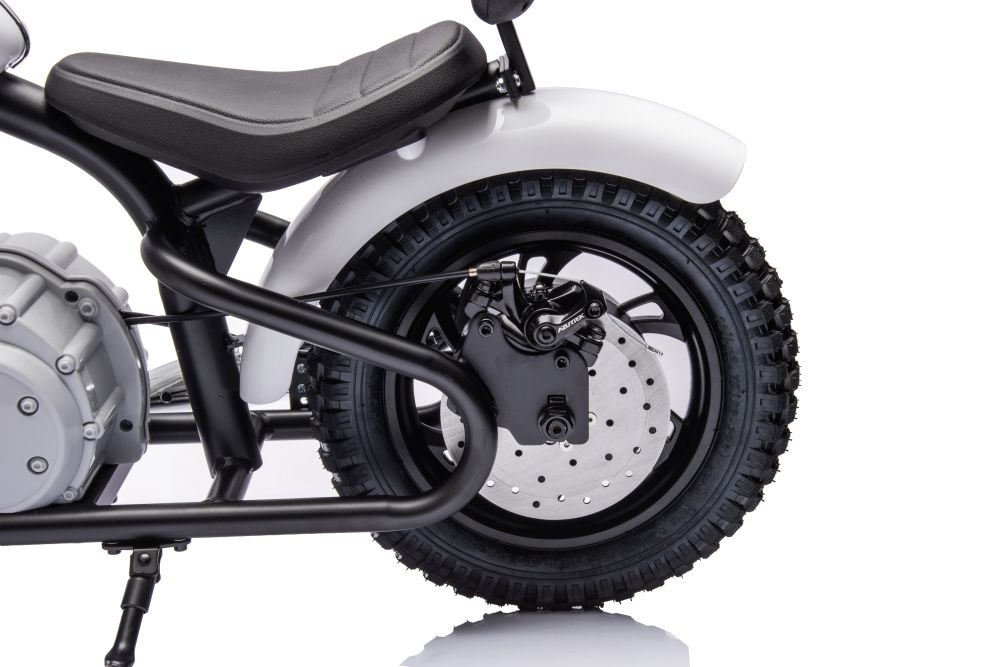 Akumuliatorinis motociklas a9902 36v baltas