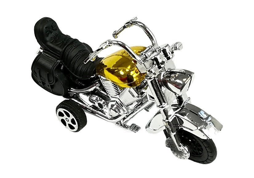 Trijų žaislinių motociklų rinkinys