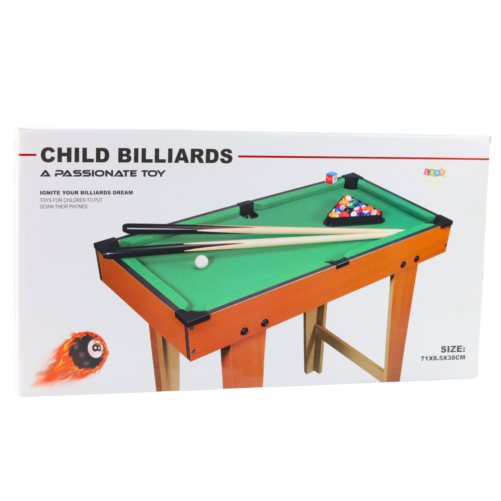 Mini medinis biliardo stalas