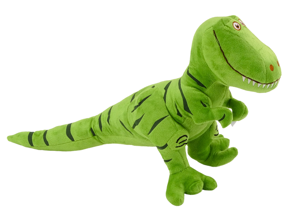 Plušinis dinozauras 70 cm x 40 cm žalias