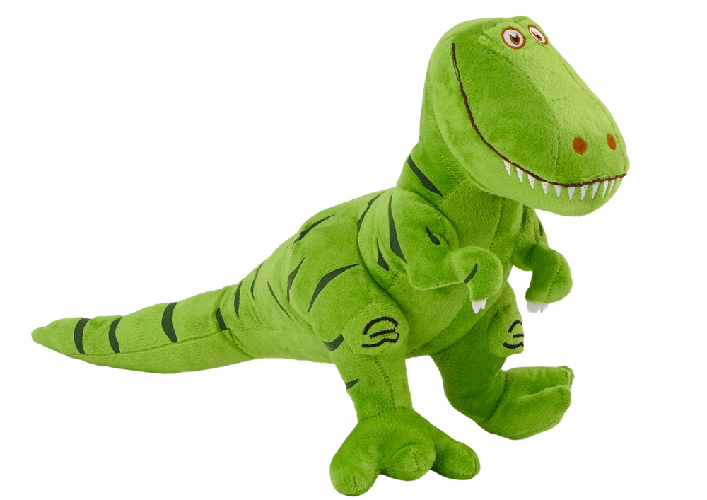 Plušinis dinozauras 70 cm x 40 cm žalias