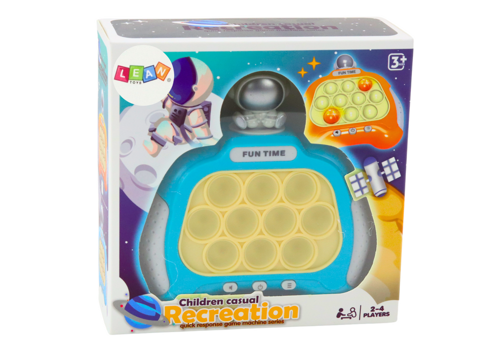 Pop-it spaceman žaidimas su šviesomis ir garsais