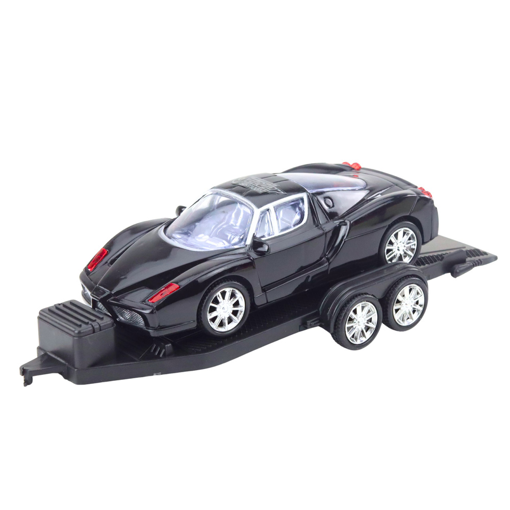 Visureigių rinkinys su automobilių priekaba ir sportiniu automobiliu 58,5 cm 2