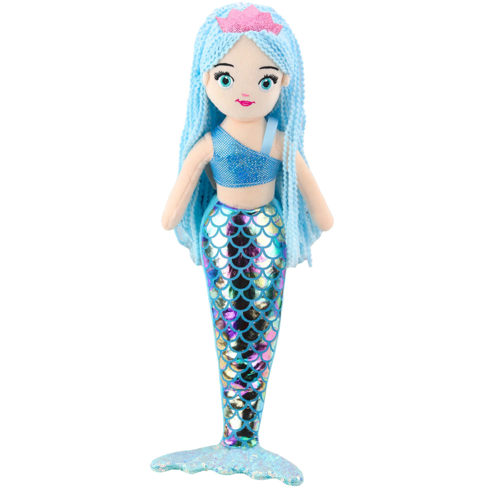 Žaislinė undinėlė su holografine uodega 48 cm