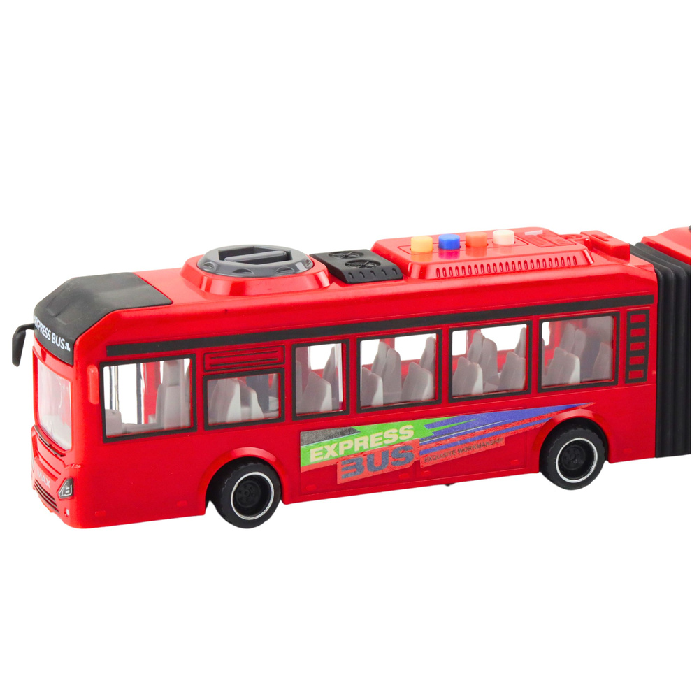 Sąnarinis autobusas 1:16 su šviesomis ir garsais 2
