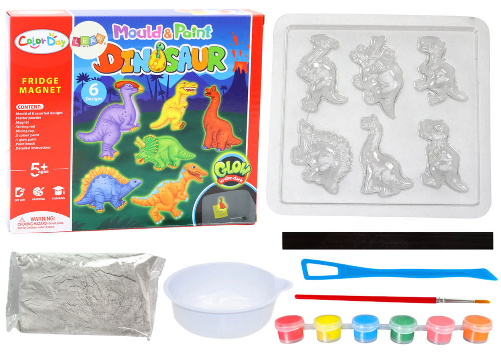 Kūrybinis rinkinys lan toys dinozaurų magnetai