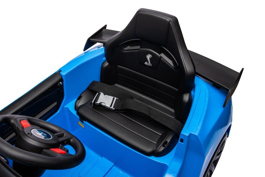 Akumuliatorinis automobilis ford mustang gt500 shelby mėlynas