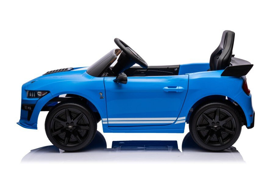 Akumuliatorinis automobilis ford mustang gt500 shelby mėlynas