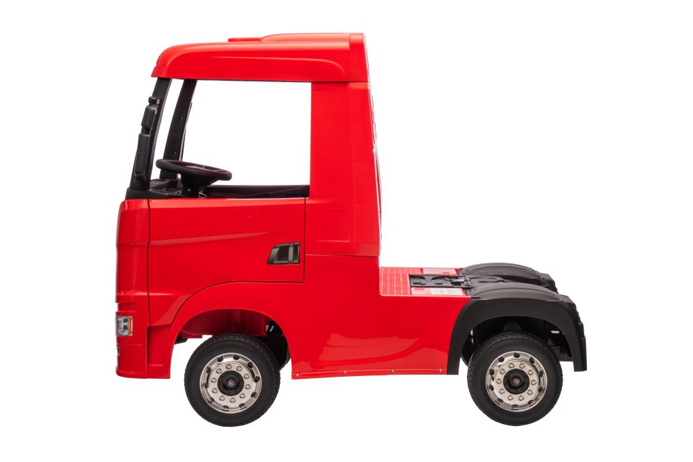 Akumuliatorinis automobilis vaikams scania 500r hl698 raudonas 4x4