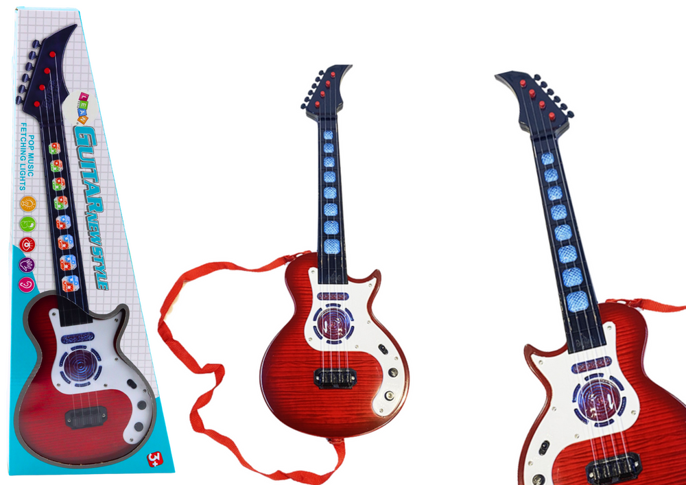 Elektrinė gitara vaikams su šviesos efektais