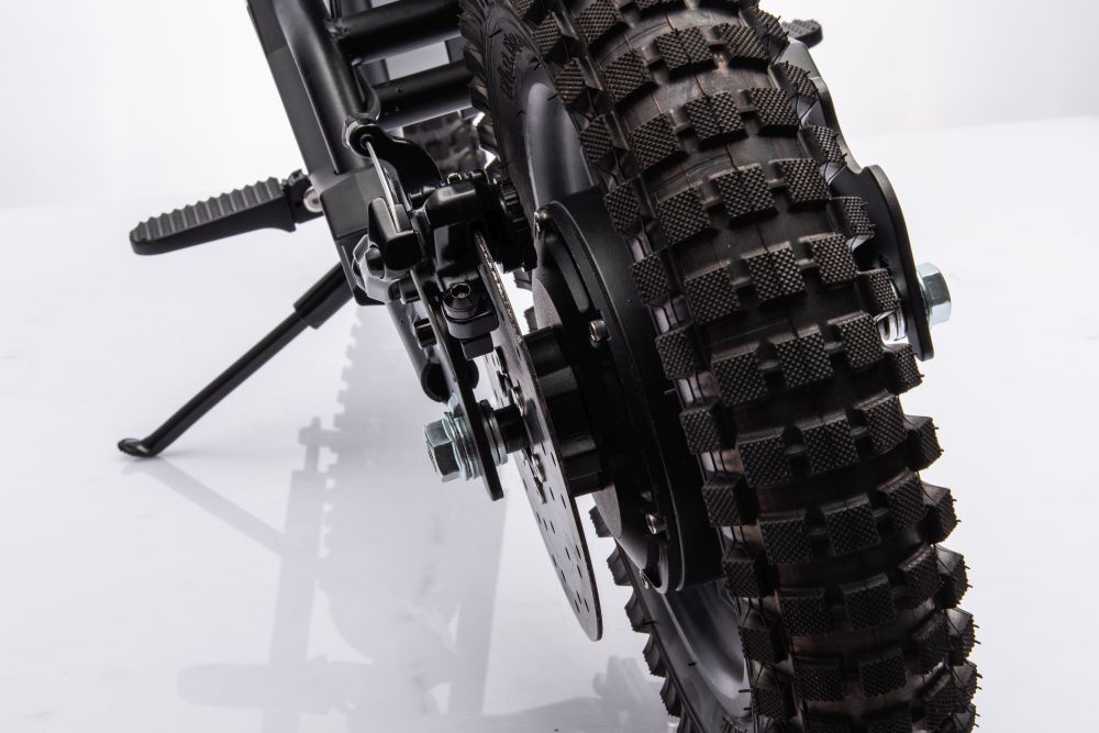 Akumuliatorinis kroso motociklas a9901 juodas