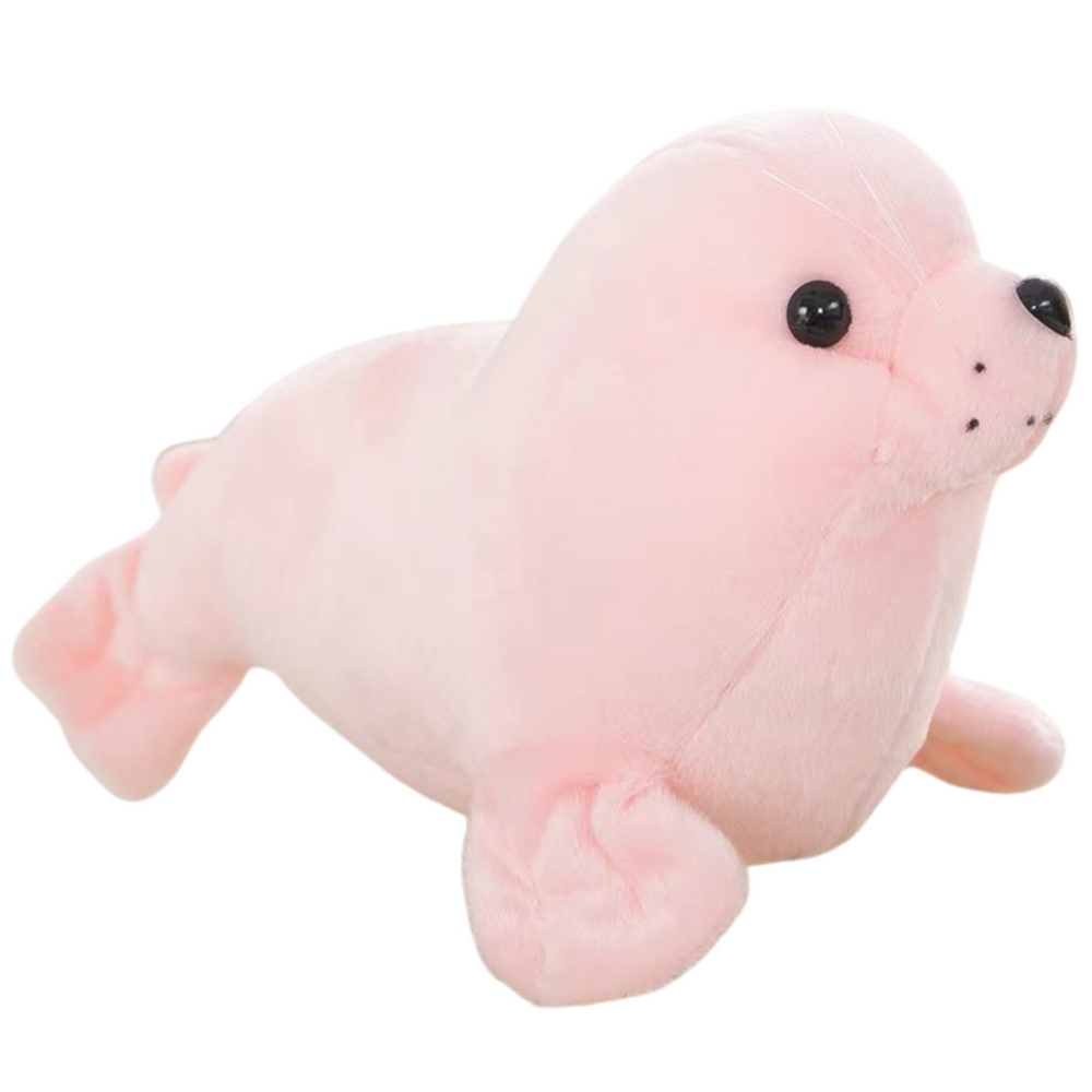Minkštas Rožinis Ruoniukas 24 cm